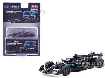 Mercedes-AMG F1 W14 E Performance #63 George Russell 3rd Place Formula One F1 Spanish GP (2023) Global64 Series 1/64 Diec...