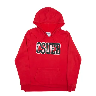 CHAMPION California State University USA Hoodie Red Pullover Boys L