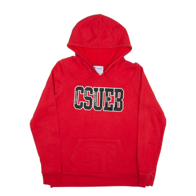 CHAMPION California State University USA Hoodie Red Pullover Boys L