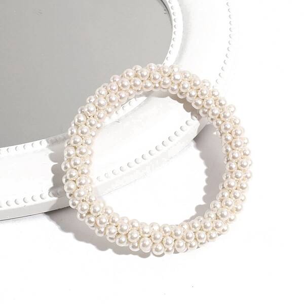 Sparkle Glass Beads Hair Ties
