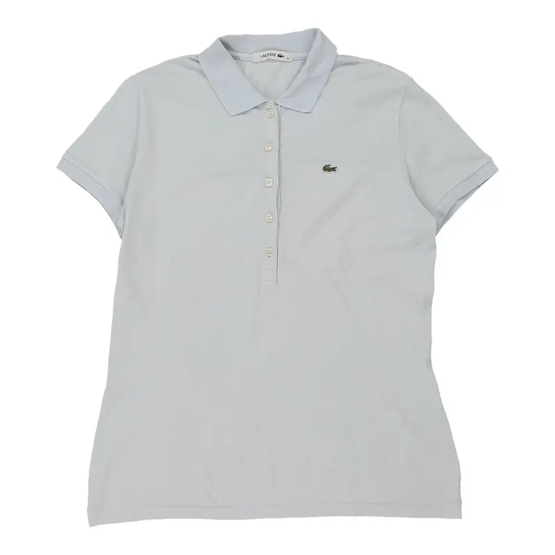Lacoste Polo Shirt - Small Blue Cotton | Size: small