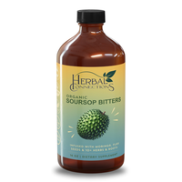 Herbal Connections : Organic Soursop Bitter 16 oz - Immune Boosting, Anti-Inflammatory, Made with Natural Ingredients for Dig...