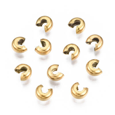 304 Stainless Steel Crimp Beads Covers