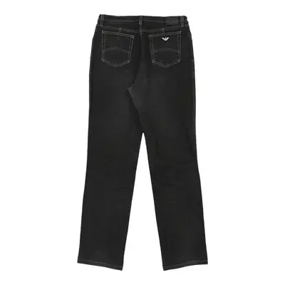 Armani Jeans Jeans - 32W UK 12 Black Cotton