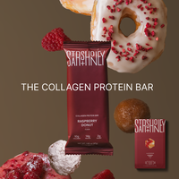 Stars + Honey | The Protein bar - Raspberry Donut, All Natural with Rice and Added Collagen, Gluten-Free, Dairy-Free, Soy-Fre...