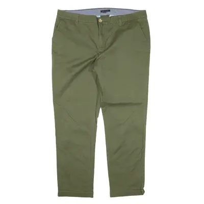TOMMY HILFIGER Trousers Green Regular Tapered Womens W36 L27