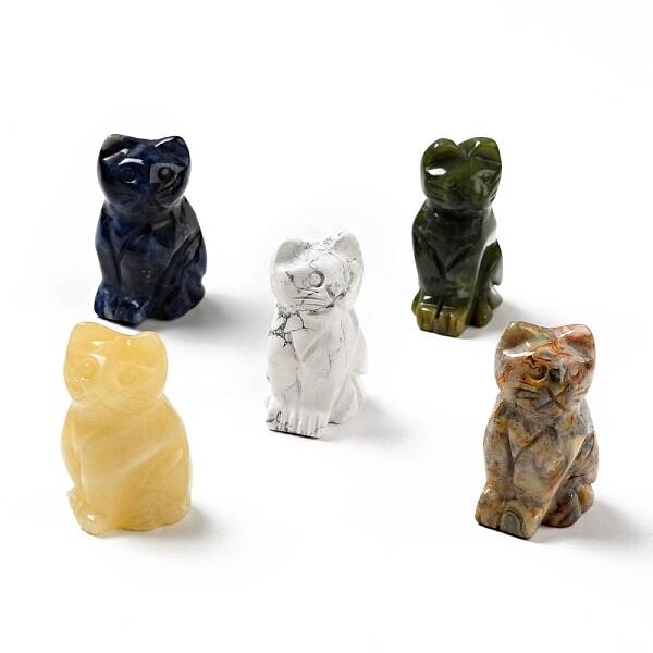Natural Gemstone Sculpture Display Decorations