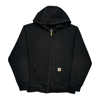 Carhartt Hoodie - Large Black Cotton Blend