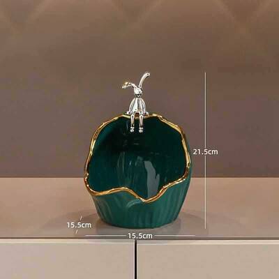 Ceramic Rabbit Key Storage Ornaments