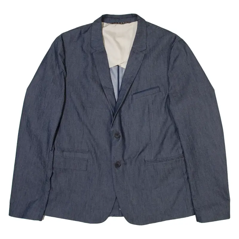 BOSS Mens Blazer Jacket Blue M
