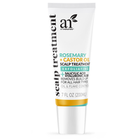 Artnaturals Rosemary + Castor Oil Scalp Exfoliator - Gentle Formula for Sensitive Scalps, Reduces Flakiness & Supports Hair R...