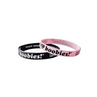i love boobies! Mini Pink Licorice Bracelet Pack