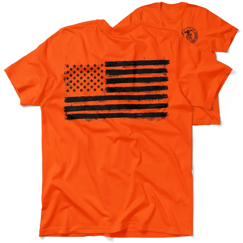 Old Glory - Safety Orange Hi-Vis T-Shirt