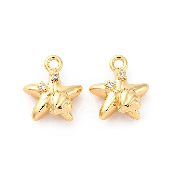 Brass Rhinestone Pendants