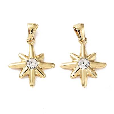 304 Stainless Steel Rinestone Pendants