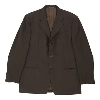 Byblos Blazer - XL Brown Polyester Blend