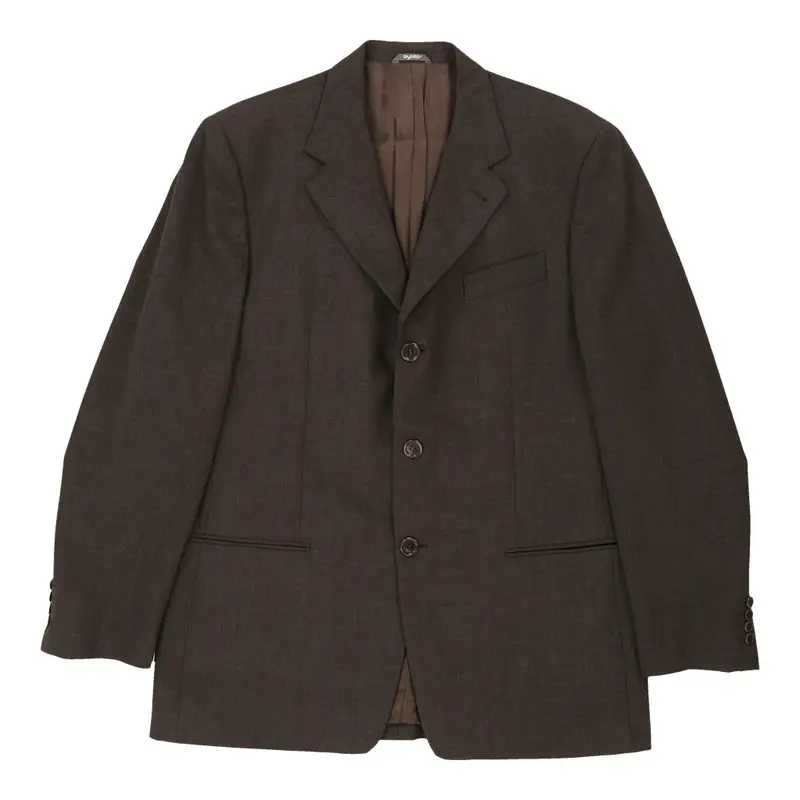Byblos Blazer - XL Brown Polyester Blend