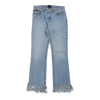Tommy Jeans Flared Jeans - 30W UK 8 Blue Cotton Blend