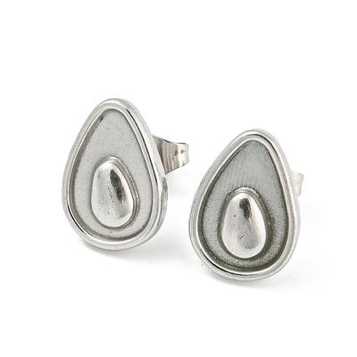 Non-Tarnish 304 Stainless Steel Stud Earrings