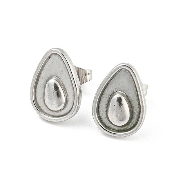Non-Tarnish 304 Stainless Steel Stud Earrings