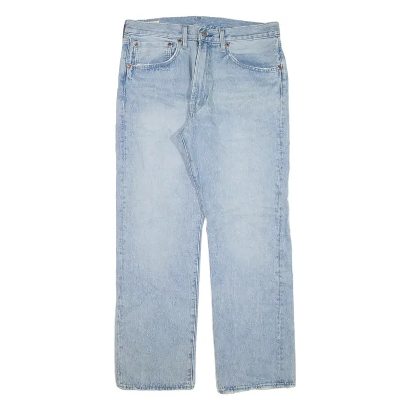 LEVI'S 551z BIG E Distressed Mens Jeans Blue Relaxed Straight W34 L29