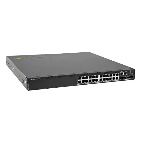 Dell 210-AXFE | EMC PowerSwitch N2200-ON Series N2224X-ON 24 x 2.5GBase-T RJ-45 and 4 x 25GbE SFP28 and 2 x 40GbE QSFP+ Ports...