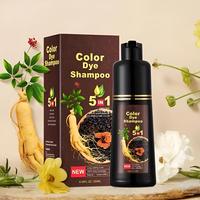 5 in 1 Natural Plant Hair Dye Shampoo, Gentle Long-lasting Hair Color Shampoo, Hair Care & Styling Product for Men & Women, H...