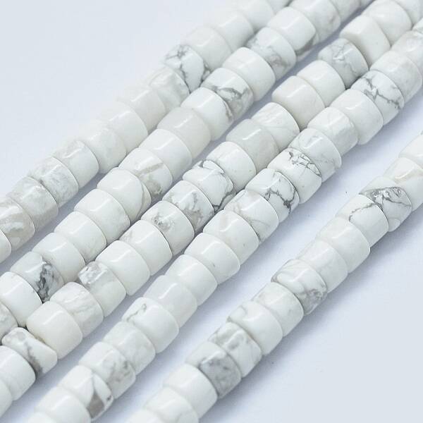 Natural Howlite Beads Strands