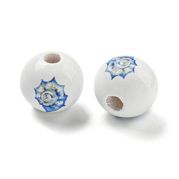Natural Wood European Beads