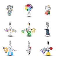 MULA Fantasy Fairytale Series S925 Silver-plated Beads and Charms – Suitable for Pandora Bracelets and Necklaces, a high-en...