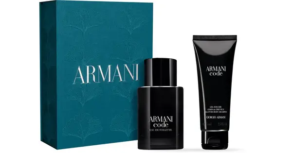 Armani Code Gift Set for Men Eau de Toilette Refillable 50ml + Perfumed Shower Gel 75ml