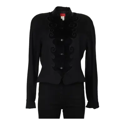 Kenzo Jacket - Large Black Wool Blend