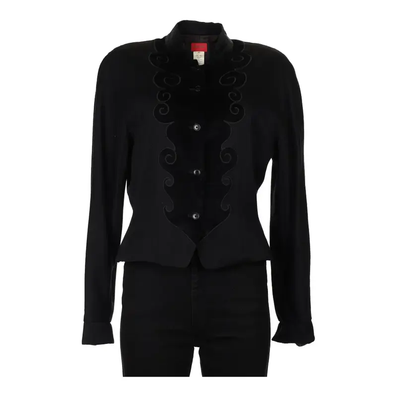 Kenzo Jacket - Large Black Wool Blend