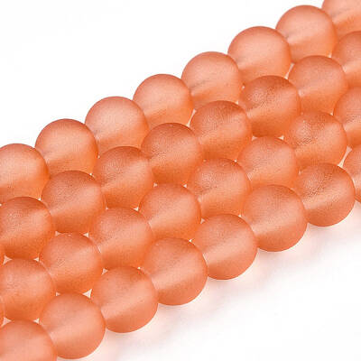 Transparent Glass Bead Strands