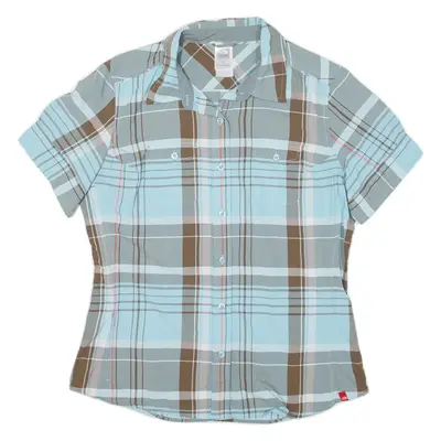 THE NORTH FACE Womens Shirt Blue Check L