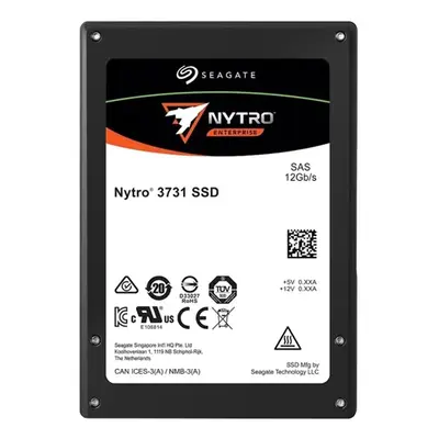 XS1600ME70024 Seagate Nytro 3731 1.6TB 3D Triple-Level-Cell SAS 12Gb/s Write Intensive Endurance 2.5-Inch Solid State Drive