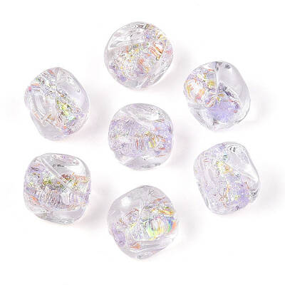 Handmade Foil Lampwork Beads