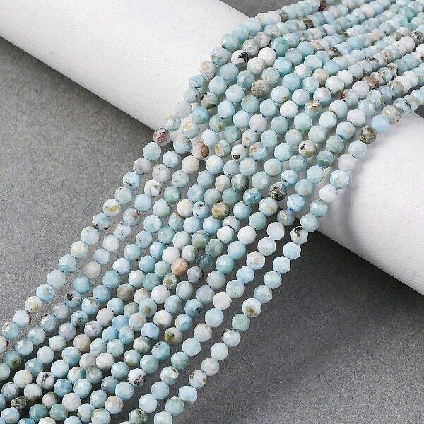 Natural Larimar Beads Strands