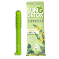 NEW Mullein Lung Detox Chewer with Essential Oils for After Quitting Help to Detox and Reduce Cravings Naturally Oil Breath S...
