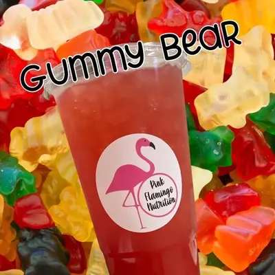 Gummy Bear Loaded Tea 298 mg with Cherry & Strawberry Flavors, 100% Green Tea, Less than 1 Carb, Energy Booster, Natural Guar...