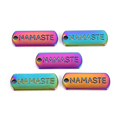 Rainbow Color Alloy Charms