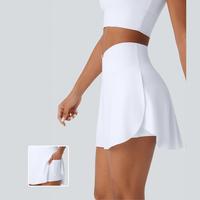Halara High Waisted Crossover 2-in-1 Side Pocket Cool Touch Quick Dry Mini Resort Skirt