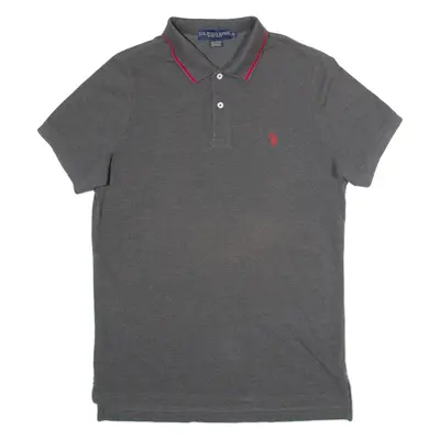 US POLO ASSN Mens Polo Shirt Grey M