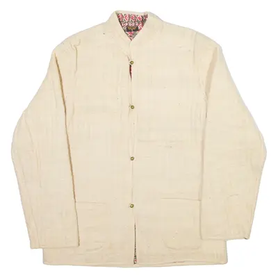 Handmade Womens Jacket Beige S