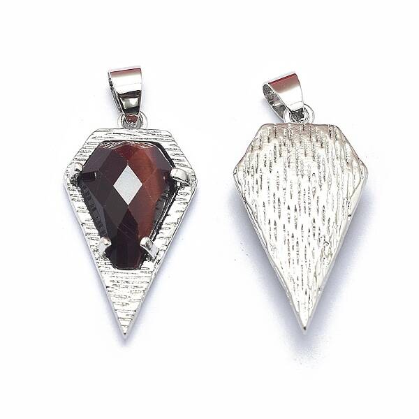 Natural Tiger Eye Pendants