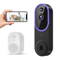1080P Wireless Video Doorbell Camera, Smart AI Human Detection, FHD Live View, Cloud Storage, Night Vision, Two Way Audio, In...