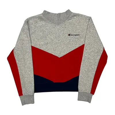 Champion Sweatshirt - Large Grey Cotton Blend