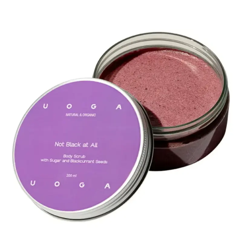 Uoga uoga Not Black At All body scrub, 200 ml