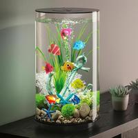 Random Color & Styles Artificial Fish Tank Decoration, 6 Counts Simulation Floating Aquatic Life, Aquarium Landscape Decorati...