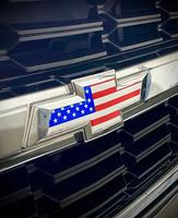 2014 2015 2016 2017 2018 Chevrolet Precut Bow tie USA Emblem Overlay DECAL Compatible With Chevy, Front & Rear